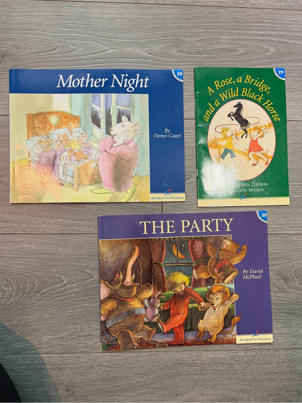 Set of 3 Hooked on Phonics Books